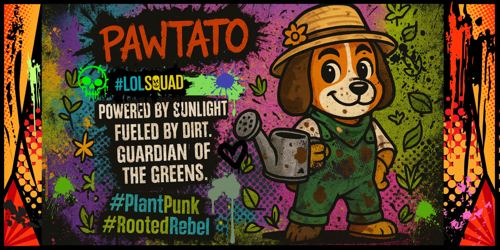 Pawtato : The Plant Lover Dog