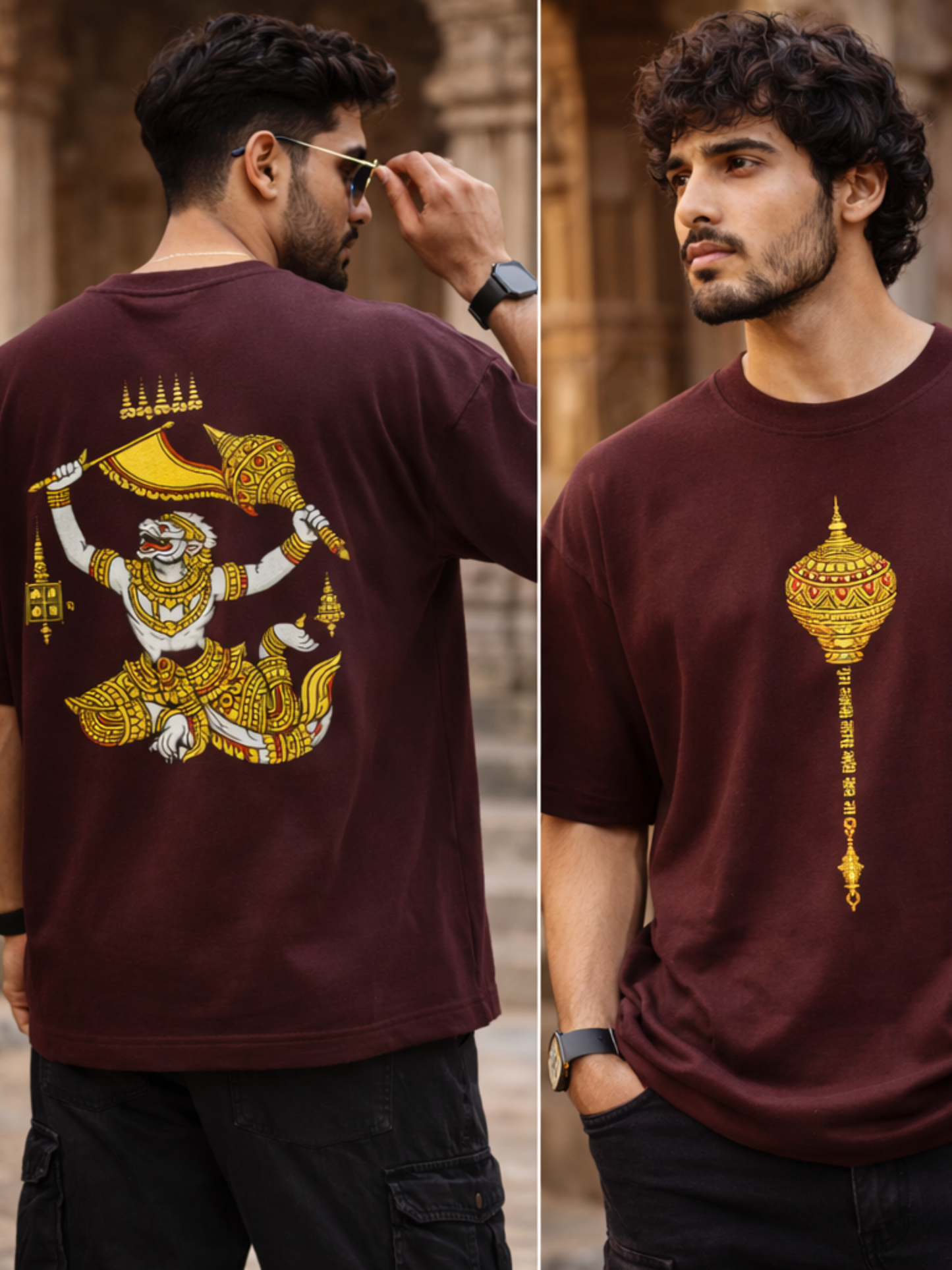Hanuman Ji Unisex Oversized Classic T-Shirt