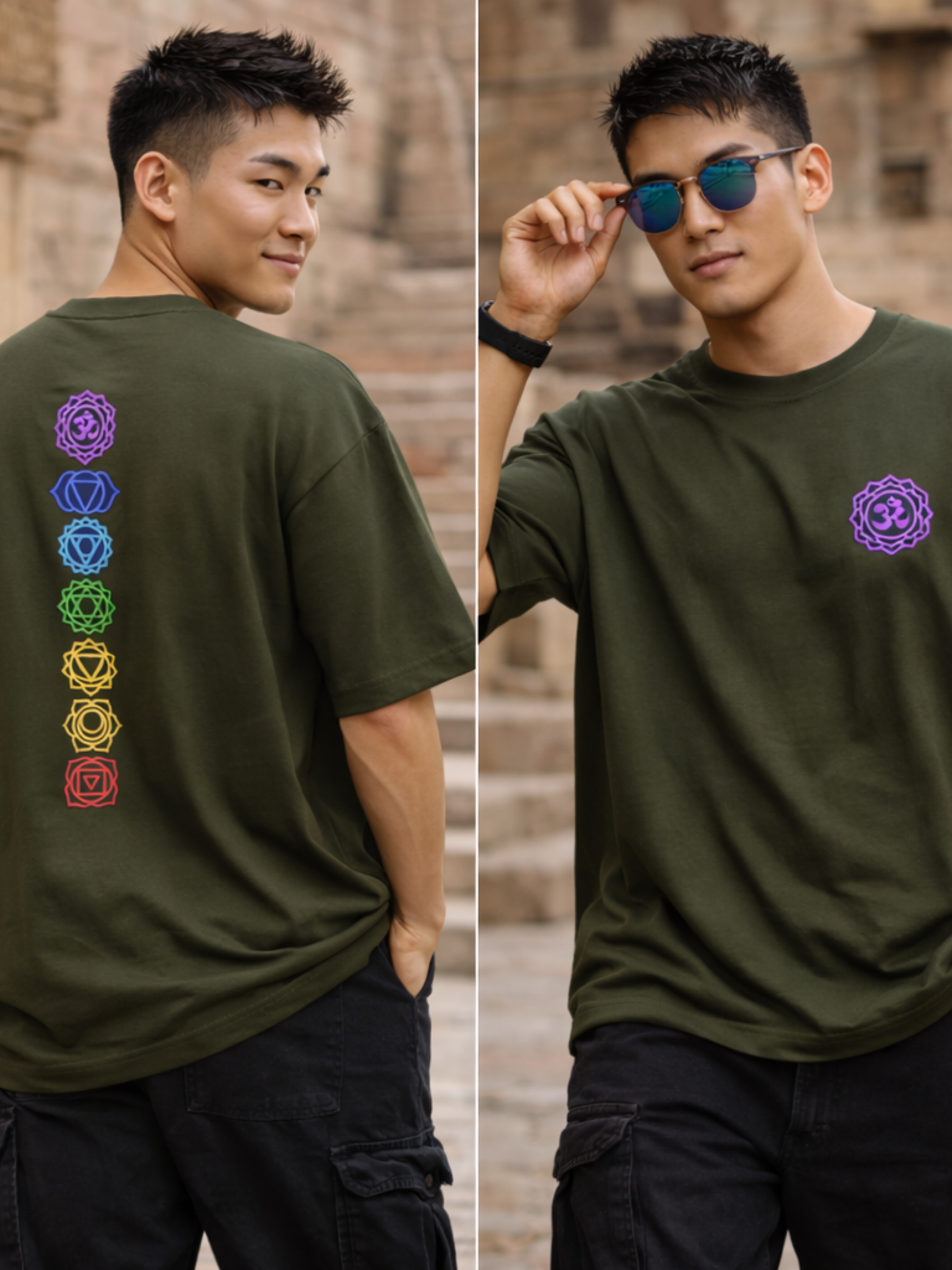 Body Chakra Unisex Oversized Classic T-Shirt