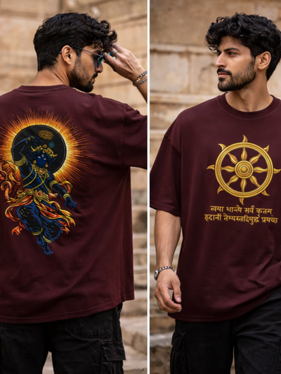 Krishna Warrior Kurukshetra Unisex Oversized Classic T-Shirt