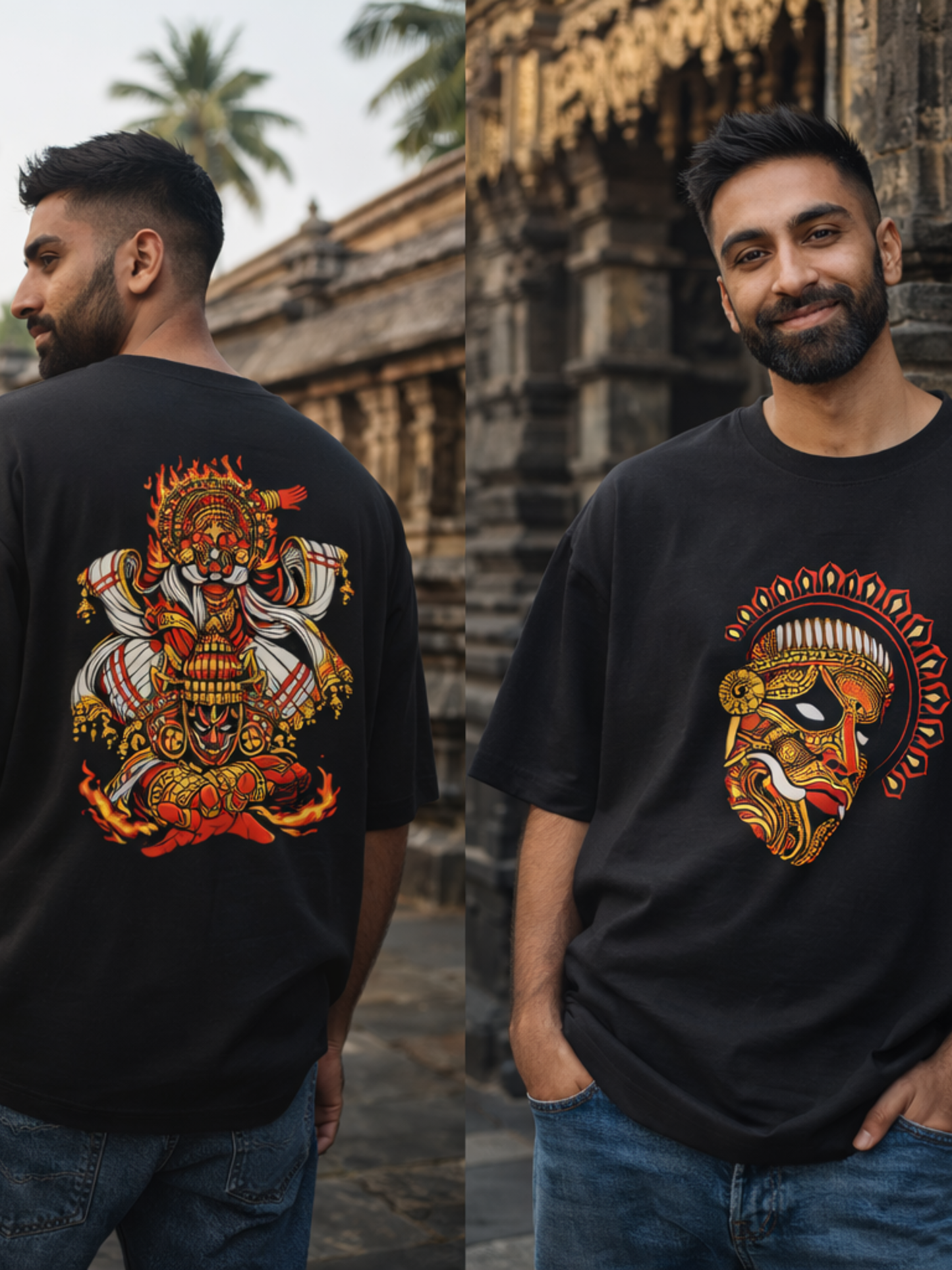 Theyyam Unisex Oversized Classic T-Shirt