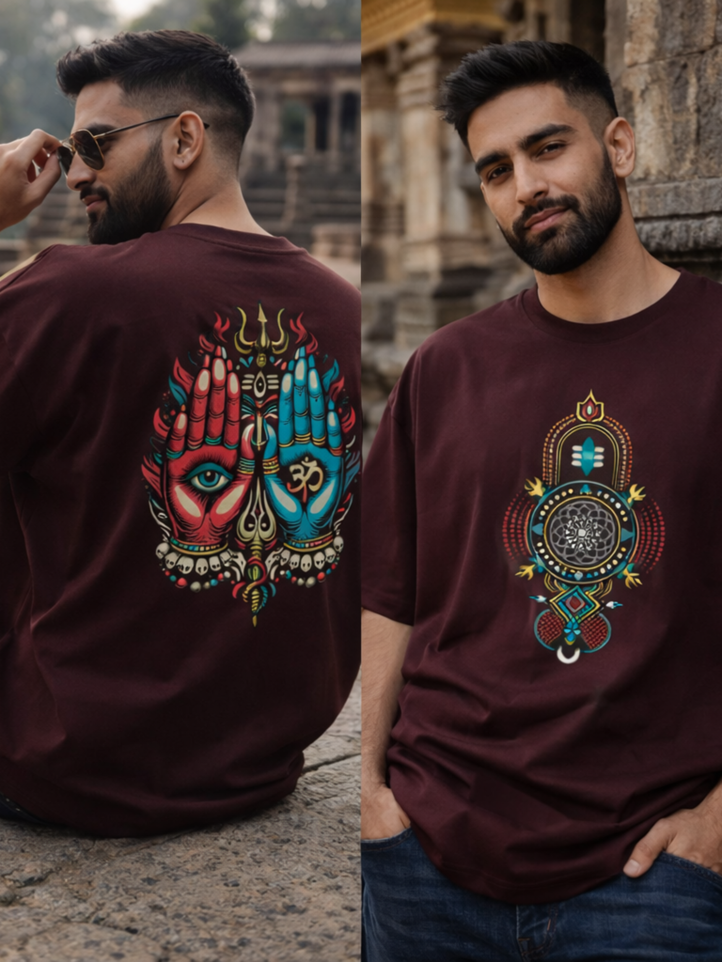 Shiv Shakti Unisex Oversized Classic T-Shirt