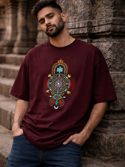 Shiv Shakti Unisex Oversized Classic T-Shirt