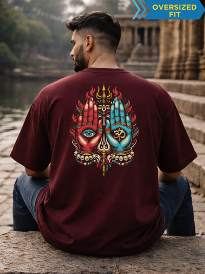 Shiv Shakti Unisex Oversized Classic T-Shirt