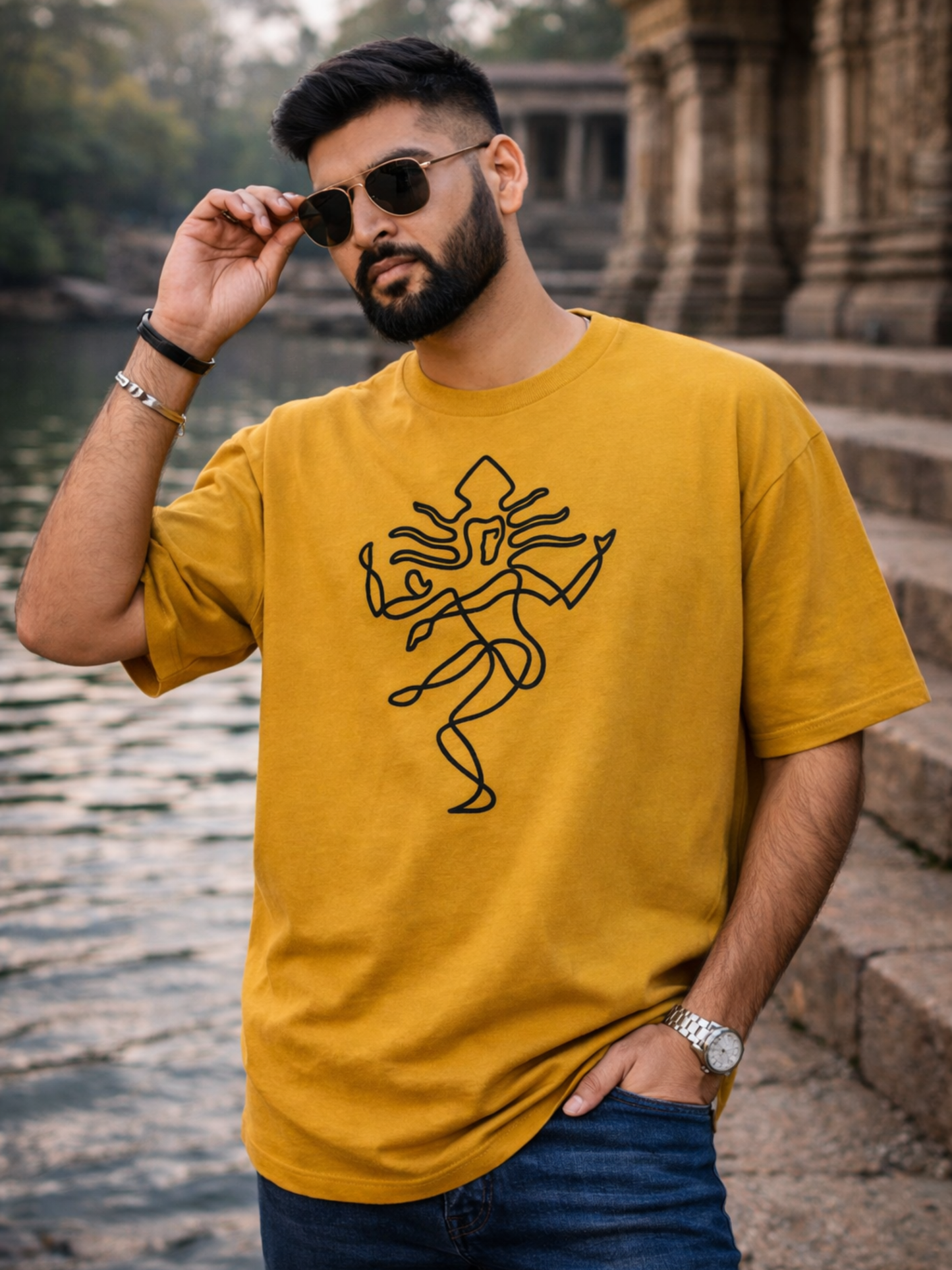 Mahamritunjaya Unisex Oversized Classic T-Shirt