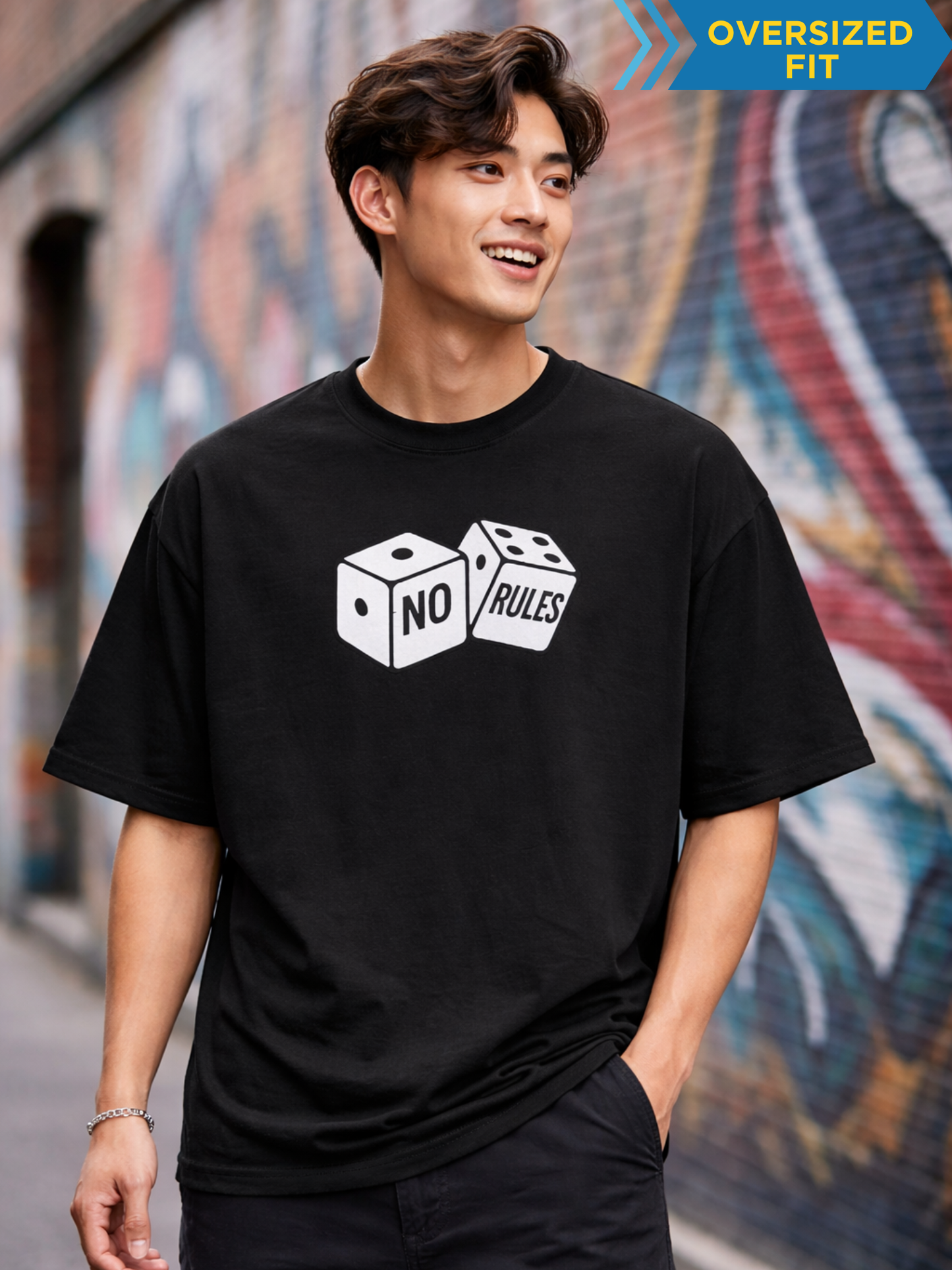 No Rules Unisex Oversized Classic T-Shirt