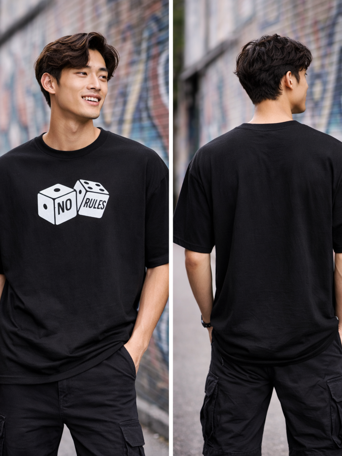 No Rules Unisex Oversized Classic T-Shirt