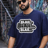 Blah Blah Unisex Oversized Classic T-Shirt