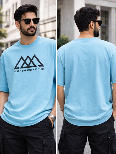 Past Present Future Unisex Oversized Classic T-Shirt