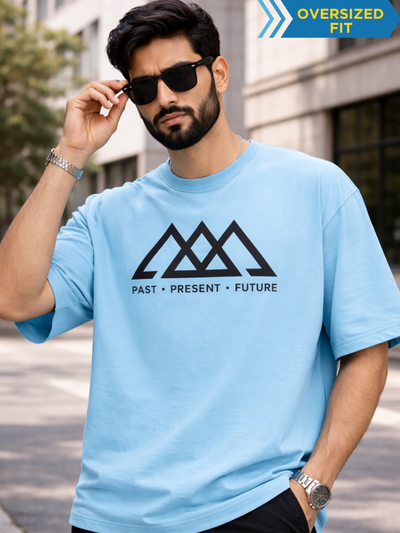 Past Present Future Unisex Oversized Classic T-Shirt