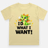 What I Want Boy's Crew Neck T-Shirt