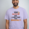 Don't Take Seriously Funny Graphic Unisex Oversized T-Shirt
