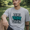 Zero Fucks Funny Graphic Unisex Oversized T-Shirt